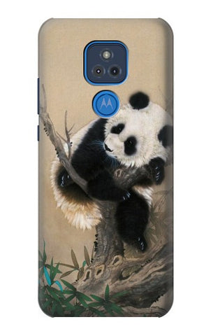 Motorola Moto G Play (2021) Hard Case Panda Fluffy Art Painting