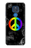 Motorola Moto G Play (2021) Hard Case Peace Sign