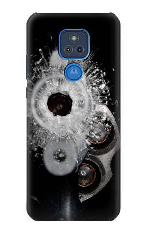 Motorola Moto G Play (2021) Hard Case Gun Bullet Hole Glass