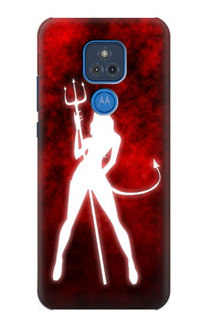 Motorola Moto G Play (2021) Hard Case Sexy Devil Girl
