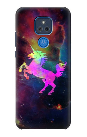 Motorola Moto G Play (2021) Hard Case Rainbow Unicorn Nebula Space