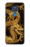 Motorola Moto G Play (2021) Hard Case Chinese Gold Dragon Printed