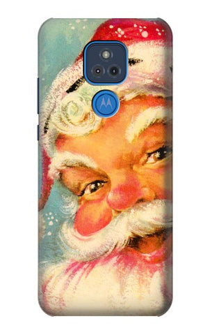Motorola Moto G Play (2021) Hard Case Christmas Vintage Santa