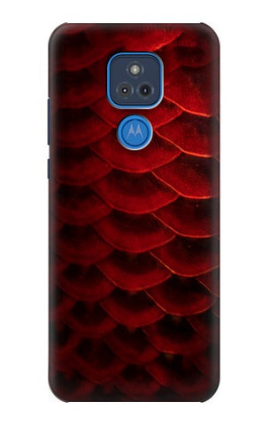 Motorola Moto G Play (2021) Hard Case Red Arowana Fish Scale
