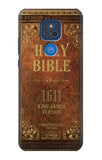 Motorola Moto G Play (2021) Hard Case Holy Bible 1611 King James Version