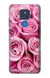 Motorola Moto G Play (2021) Hard Case Pink Rose