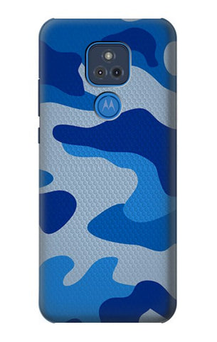 Motorola Moto G Play (2021) Hard Case Army Blue Camouflage