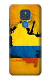 Motorola Moto G Play (2021) Hard Case Colombia Football Flag