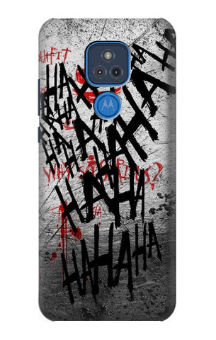 Motorola Moto G Play (2021) Hard Case Joker Hahaha Blood Splash