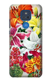 Motorola Moto G Play (2021) Hard Case Retro Art Flowers