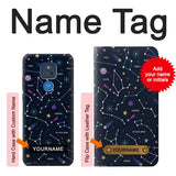 Motorola Moto G Play (2021) Hard Case Star Map Zodiac Constellations with custom name