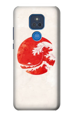 Motorola Moto G Play (2021) Hard Case Waves Japan Flag