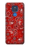 Motorola Moto G Play (2021) Hard Case Red Bandana