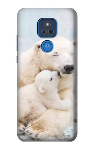 Motorola Moto G Play (2021) Hard Case Polar Bear Hug Family