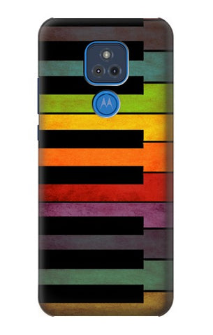 Motorola Moto G Play (2021) Hard Case Colorful Piano