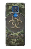 Motorola Moto G Play (2021) Hard Case Biohazard Zombie Hunter Graphic