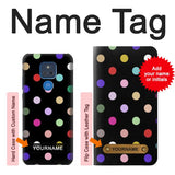 Motorola Moto G Play (2021) Hard Case Colorful Polka Dot with custom name