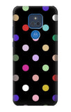 Motorola Moto G Play (2021) Hard Case Colorful Polka Dot