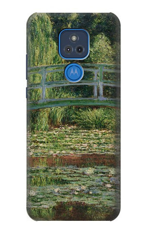 Motorola Moto G Play (2021) Hard Case Claude Monet Footbridge and Water Lily Pool