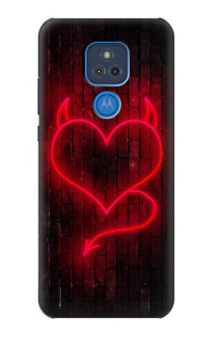Motorola Moto G Play (2021) Hard Case Devil Heart