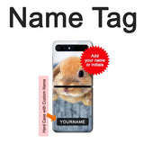 Samsung Galaxy Galaxy Z Flip 5G Hard Case Cute Rabbit with custom name
