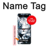 Samsung Galaxy Galaxy Z Flip 5G Hard Case White Tiger with custom name
