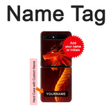 Samsung Galaxy Galaxy Z Flip 5G Hard Case Red Dragon with custom name