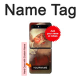 Samsung Galaxy Flip 5G Hard Case Xmas Santa Claus with custom name