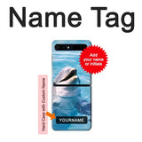 Samsung Galaxy Galaxy Z Flip 5G Hard Case Dolphin with custom name