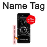 Samsung Galaxy Galaxy Z Flip 5G Hard Case Vintage Camera with custom name