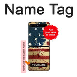 Samsung Galaxy Galaxy Z Flip 5G Hard Case Old American Flag with custom name