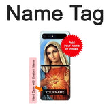Samsung Galaxy Galaxy Z Flip 5G Hard Case The Virgin Mary Santa Maria with custom name