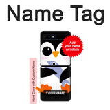 Samsung Galaxy Galaxy Z Flip 5G Hard Case Cute Baby Penguin with custom name