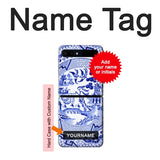 Samsung Galaxy Galaxy Z Flip 5G Hard Case Willow Pattern Illustration with custom name
