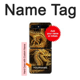 Samsung Galaxy Galaxy Z Flip 5G Hard Case Chinese Gold Dragon Printed with custom name