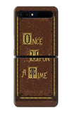 Samsung Galaxy Galaxy Z Flip 5G Hard Case Once Upon a Time Book Cover
