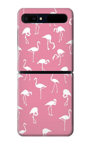 Samsung Galaxy Flip 5G Hard Case Pink Flamingo Pattern