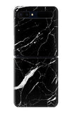 Samsung Galaxy Galaxy Z Flip 5G Hard Case Black Marble Graphic Printed