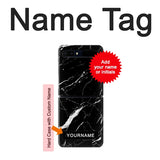 Samsung Galaxy Galaxy Z Flip 5G Hard Case Black Marble Graphic Printed with custom name