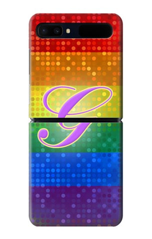 Samsung Galaxy Galaxy Z Flip 5G Hard Case Rainbow Gay Pride Flag Device