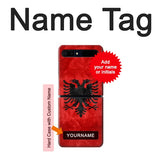 Samsung Galaxy Galaxy Z Flip 5G Hard Case Albania Red Flag with custom name