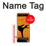 Samsung Galaxy Galaxy Z Flip 5G Hard Case Kung Fu Karate Fighter with custom name