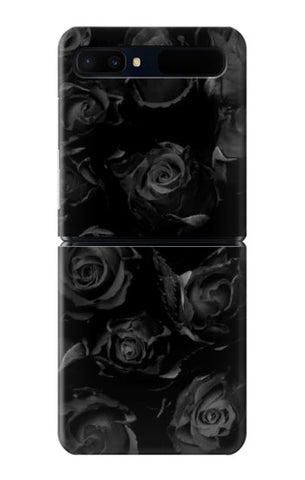 Samsung Galaxy Galaxy Z Flip 5G Hard Case Black Roses