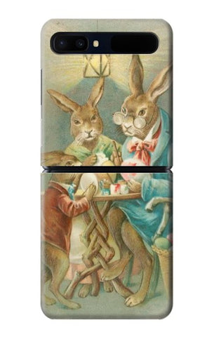 Samsung Galaxy Galaxy Z Flip 5G Hard Case Easter Rabbit Family