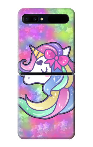 Samsung Galaxy Galaxy Z Flip 5G Hard Case Pastel Unicorn