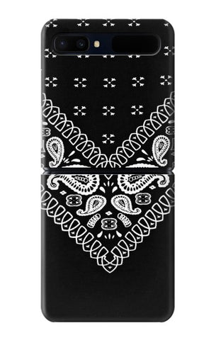 Samsung Galaxy Galaxy Z Flip 5G Hard Case Bandana Black Pattern