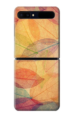 Samsung Galaxy Galaxy Z Flip 5G Hard Case Fall Season Leaf Autumn