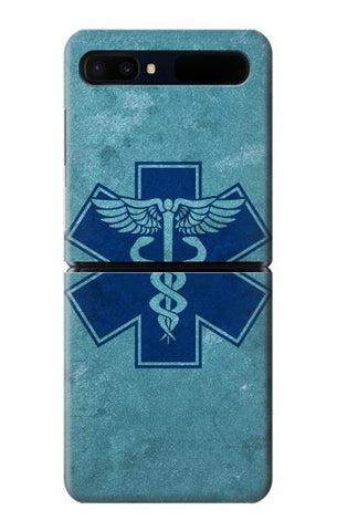 Samsung Galaxy Flip 5G Hard Case Caduceus Medical Symbol