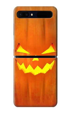 Samsung Galaxy Flip 5G Hard Case Pumpkin Halloween