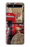 Samsung Galaxy Flip 5G Hard Case Vintage London British